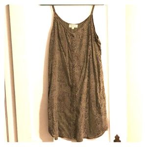 Cloth and Stone snakeskin print dress (M).